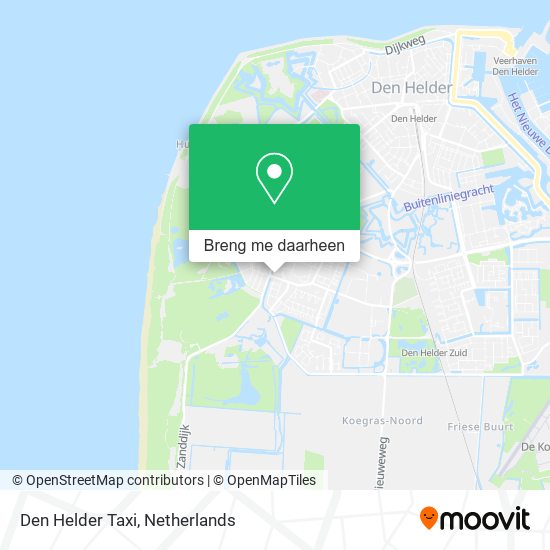 Den Helder Taxi kaart