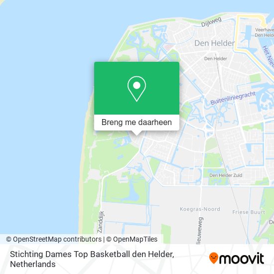 Stichting Dames Top Basketball den Helder kaart