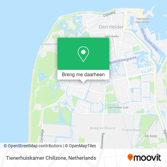 Tienerhuiskamer Chillzone kaart