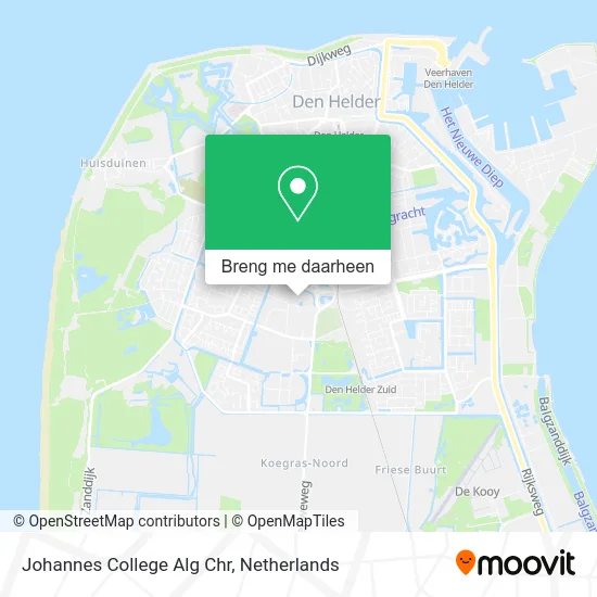 Johannes College Alg Chr kaart