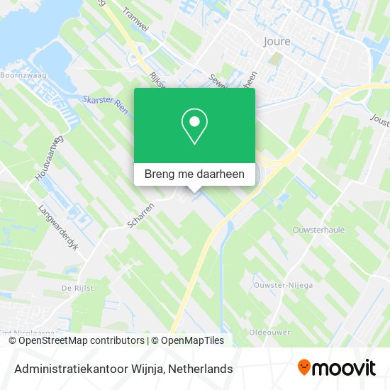 Administratiekantoor Wijnja kaart