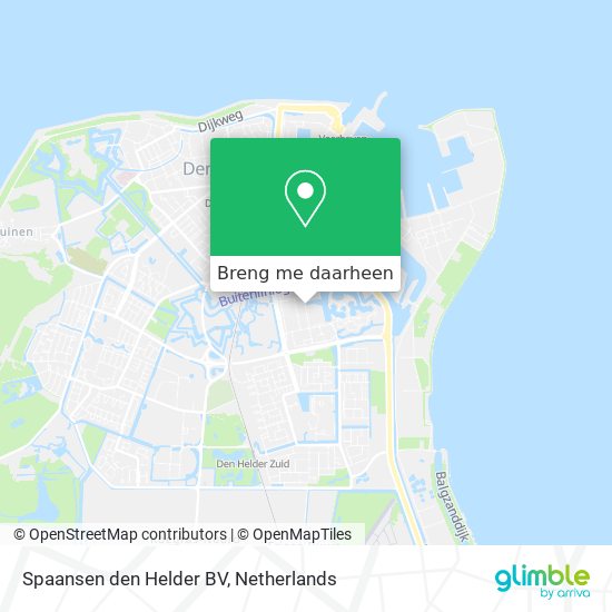 Spaansen den Helder BV kaart