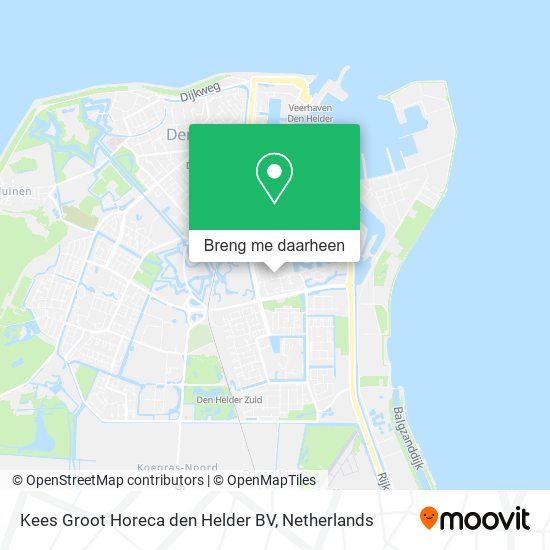 Kees Groot Horeca den Helder BV kaart