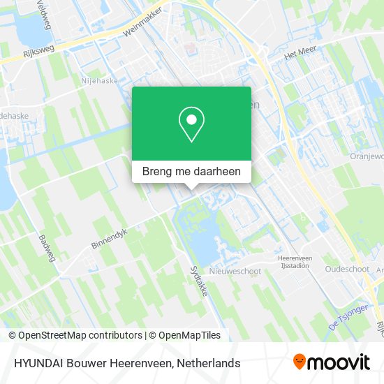 HYUNDAI Bouwer Heerenveen kaart