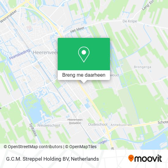 G.C.M. Streppel Holding BV kaart