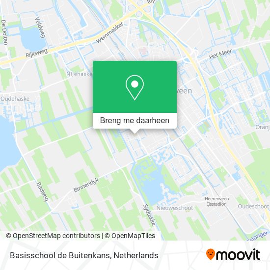 Basisschool de Buitenkans kaart
