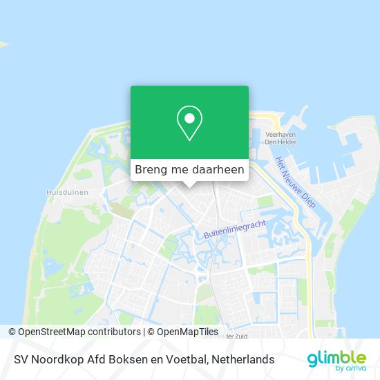 SV Noordkop Afd Boksen en Voetbal kaart