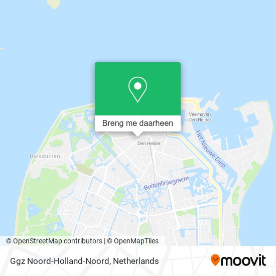 Ggz Noord-Holland-Noord kaart