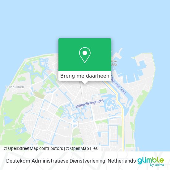 Deutekom Administratieve Dienstverlening kaart