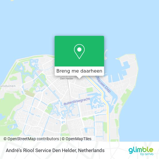 André's Riool Service Den Helder kaart