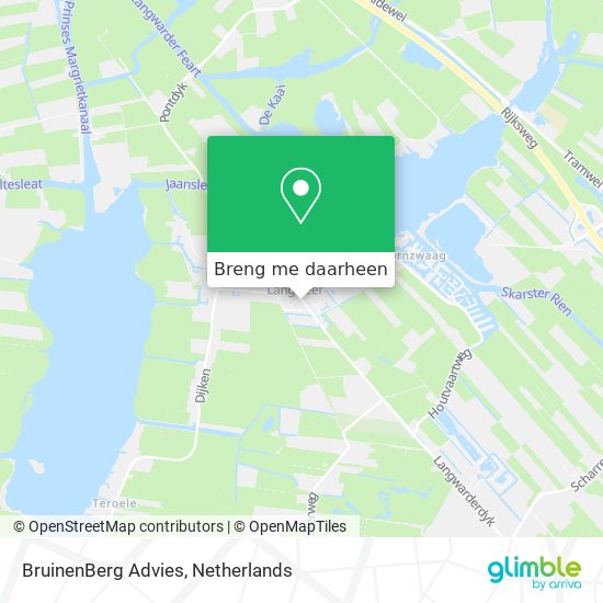 BruinenBerg Advies kaart