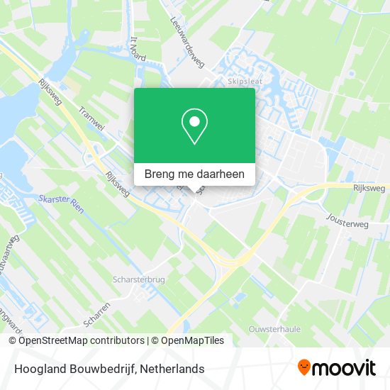 Hoogland Bouwbedrijf kaart