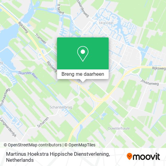 Martinus Hoekstra Hippische Dienstverlening kaart