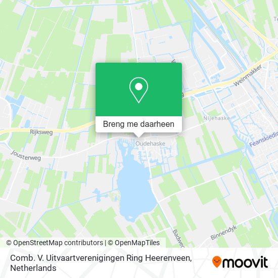 Comb. V. Uitvaartverenigingen Ring Heerenveen kaart