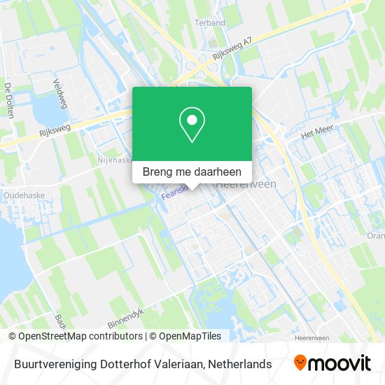 Buurtvereniging Dotterhof Valeriaan kaart