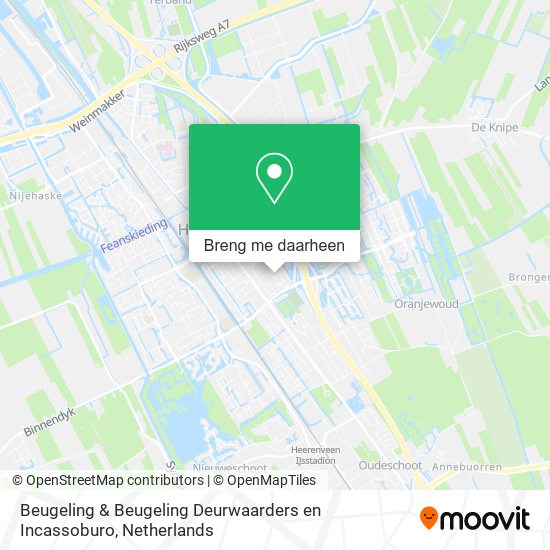 Beugeling & Beugeling Deurwaarders en Incassoburo kaart