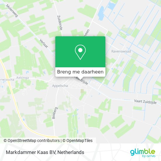 Markdammer Kaas BV kaart