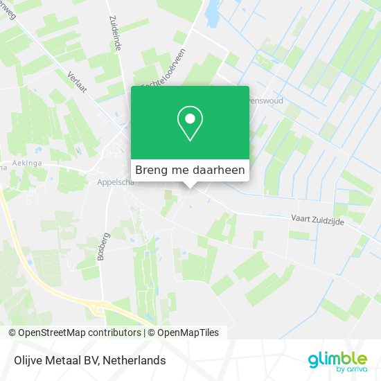 Olijve Metaal BV kaart