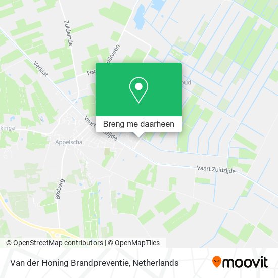 Van der Honing Brandpreventie kaart