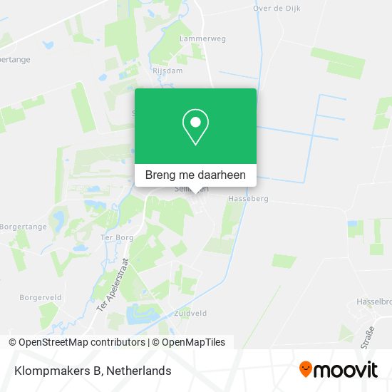 Klompmakers B kaart