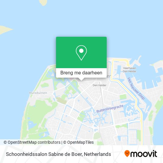 Schoonheidssalon Sabine de Boer kaart