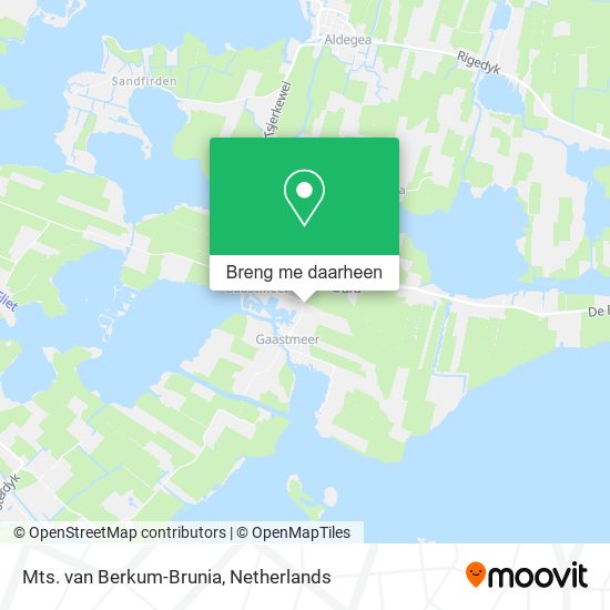 Mts. van Berkum-Brunia kaart