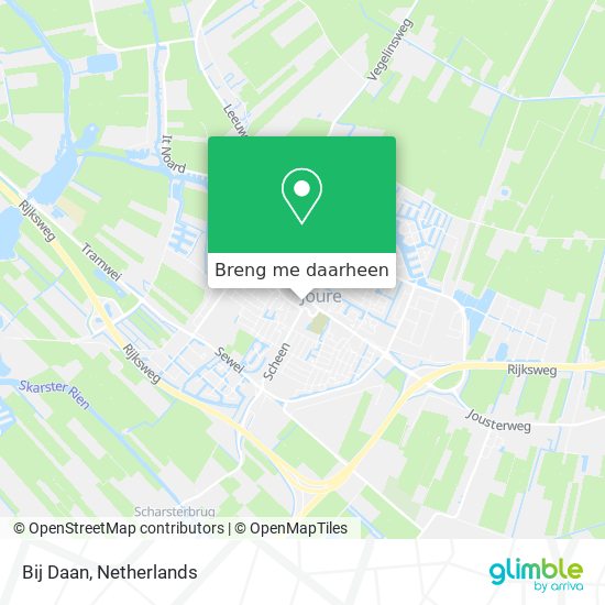 Bij Daan kaart