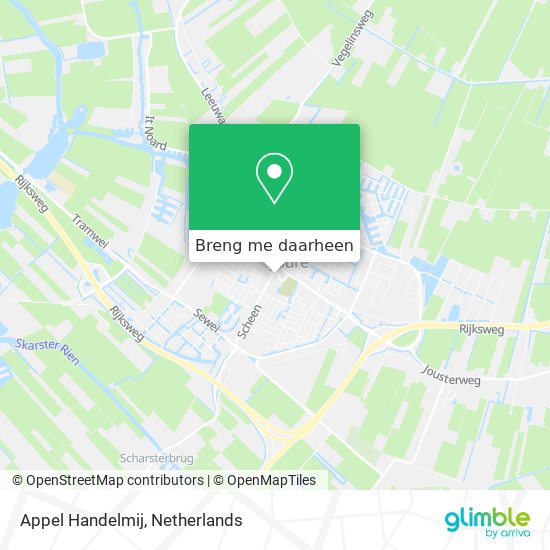 Appel Handelmij kaart