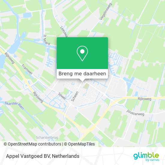 Appel Vastgoed BV kaart