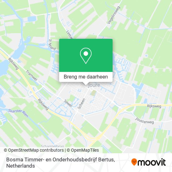 Bosma Timmer- en Onderhoudsbedrijf Bertus kaart