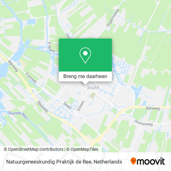 Natuurgeneeskundig Praktijk de Ree kaart