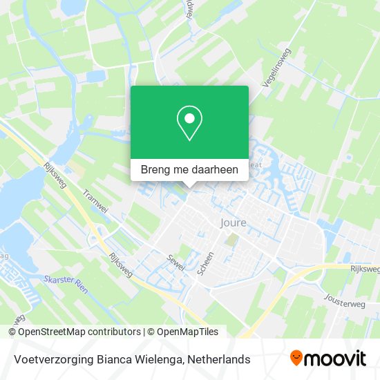 Voetverzorging Bianca Wielenga kaart