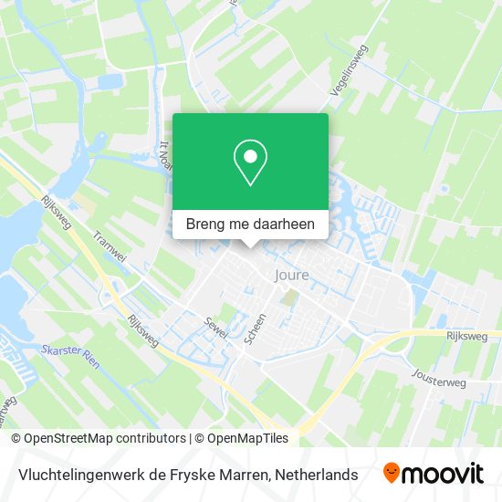 Vluchtelingenwerk de Fryske Marren kaart