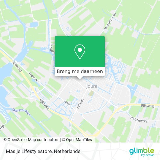 Masije Lifestylestore kaart