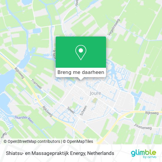 Shiatsu- en Massagepraktijk Energy kaart