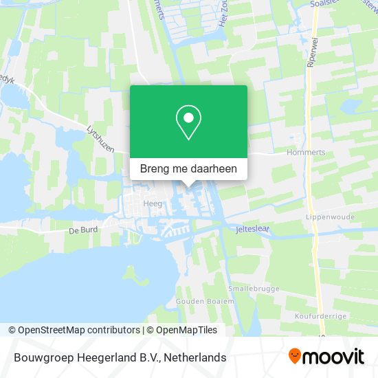 Bouwgroep Heegerland B.V. kaart