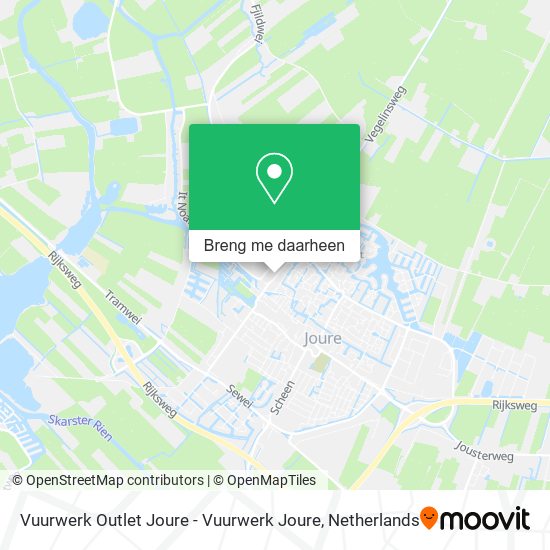 Vuurwerk Outlet Joure - Vuurwerk Joure kaart