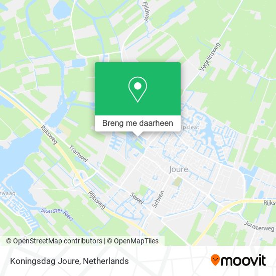 Koningsdag Joure kaart