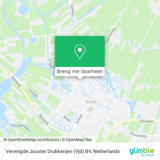 Verenigde Jouster Drukkerijen (Vjd) BV kaart