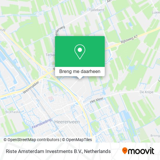 Riste Amsterdam Investments B.V. kaart