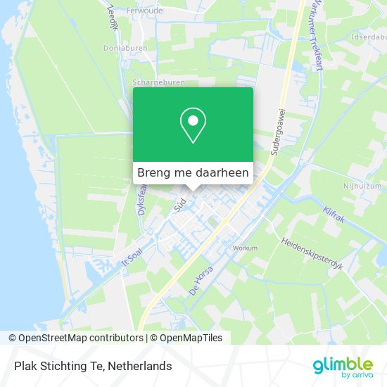 Plak Stichting Te kaart