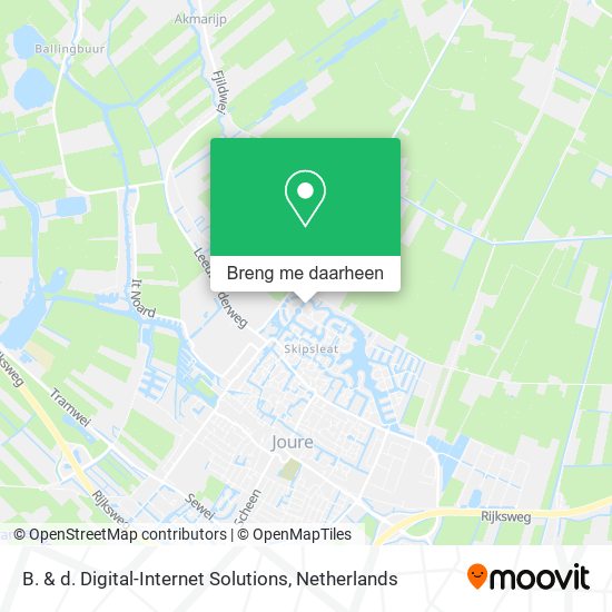 B. & d. Digital-Internet Solutions kaart