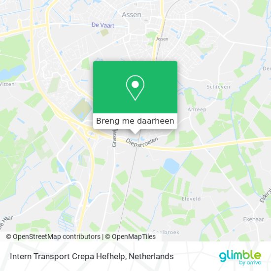 Intern Transport Crepa Hefhelp kaart