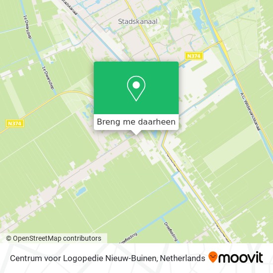 Centrum voor Logopedie Nieuw-Buinen kaart