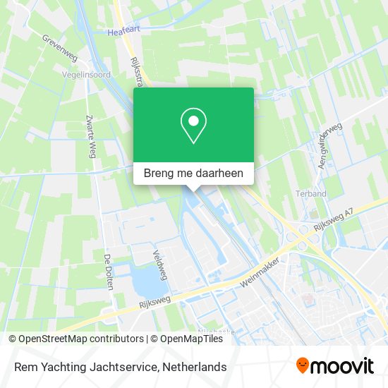 Rem Yachting Jachtservice kaart