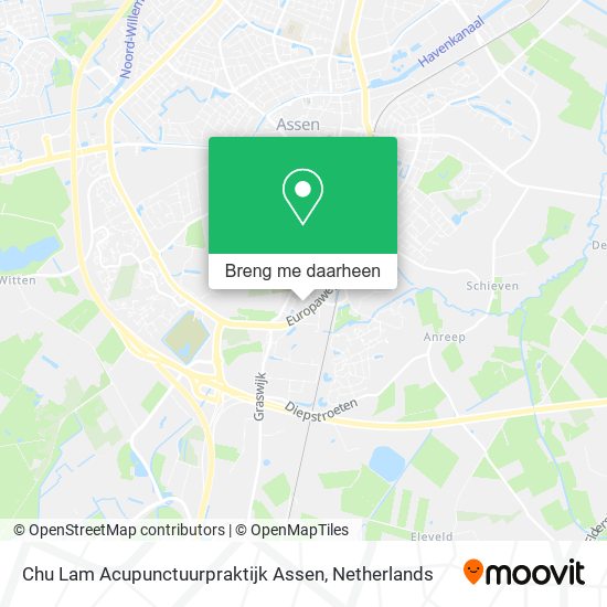 Chu Lam Acupunctuurpraktijk Assen kaart