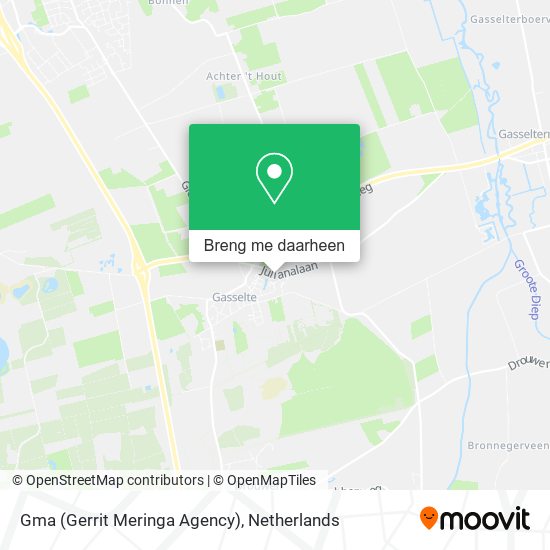 Gma (Gerrit Meringa Agency) kaart
