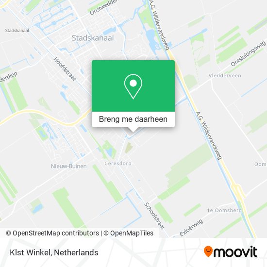 Klst Winkel kaart