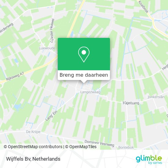 Wijffels Bv kaart