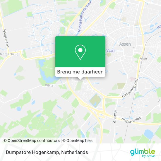 Dumpstore Hogenkamp kaart